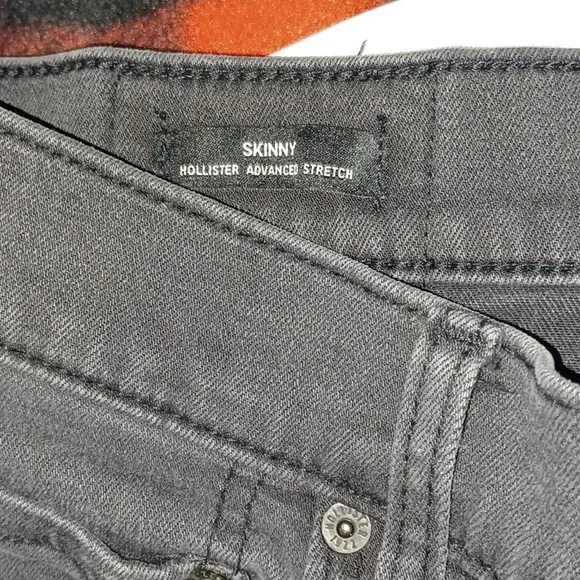 Mens Hollister Jeans sz 31x30 blk - Picture 10 of 11